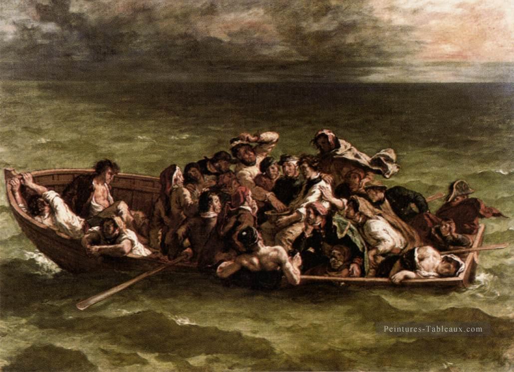 Naufrage de Don Juan romantique Eugène Delacroix Peintures à l'huile